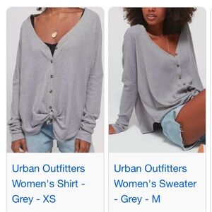 Out from under jojo thermal urban outfitters Xs Cardigan